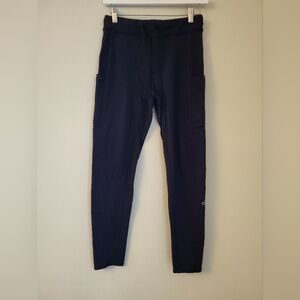 Alo Yoga 7/8 Checkpoint Legging With Pockets & Drawstrings, Size M